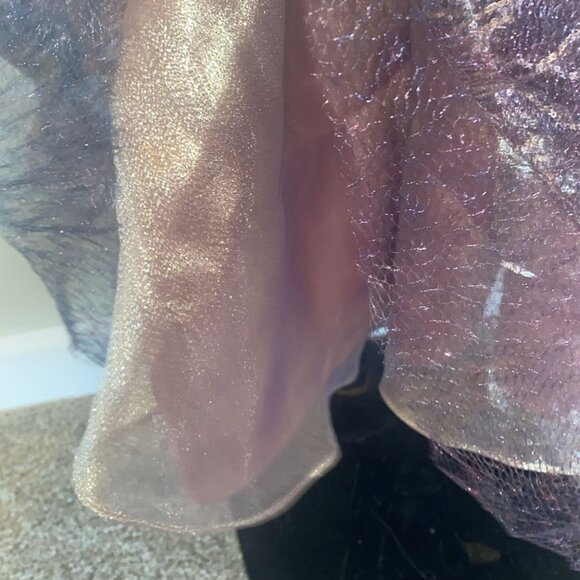 Rene Ruiz Collection Ombré Burnout Strapless Gown - Picture 5 of 11